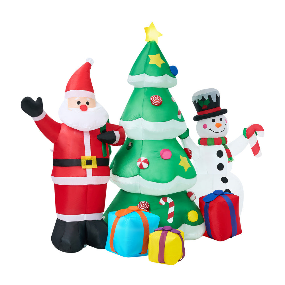 Tinseltown 2.4M Set of 3 Christmas Inflatable with LED Light-Christmas Inflatable-PEROZ Accessories