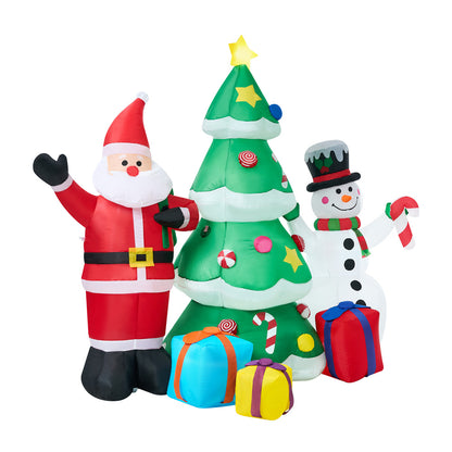 Tinseltown 2.4M Set of 3 Christmas Inflatable with LED Light-Christmas Inflatable-PEROZ Accessories