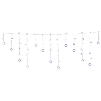 Jingle Jollys 6M Christmas Icicle Lights String Light 160 LED Solar Powered Cold-Occasions &gt; Christmas &gt; Outdoor Decorations &amp; Lights-PEROZ Accessories