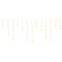 Jingle Jollys 6M Christmas Icicle Lights String Light 160 LED Solar Powered Warm-Occasions > Christmas > Outdoor Decorations & Lights-PEROZ Accessories