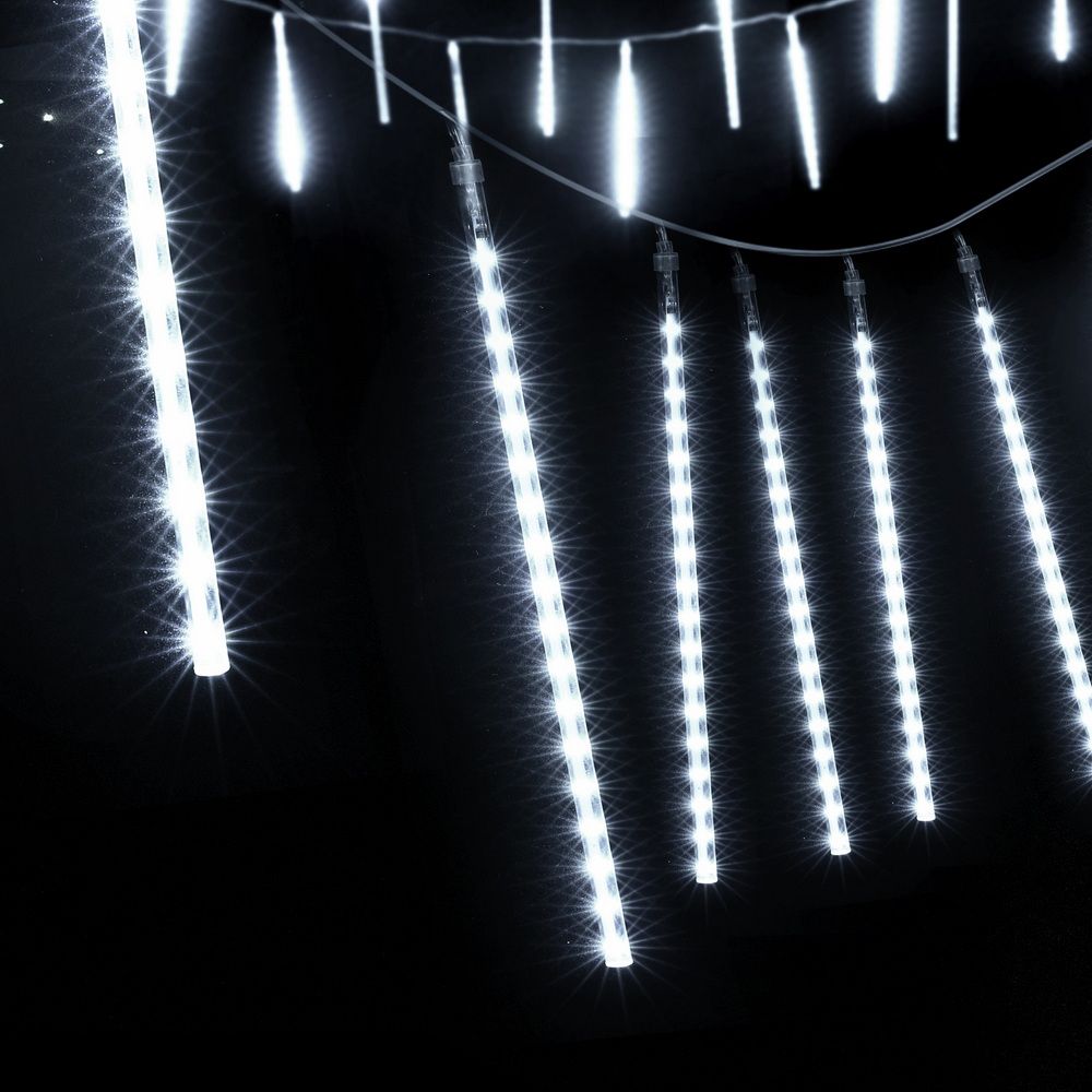 Jingle Jollys 7M Christmas Lights Shower Light 288 LED Icicle Falling Metor-Occasions > Christmas > Outdoor Decorations &amp; Lights-PEROZ Accessories