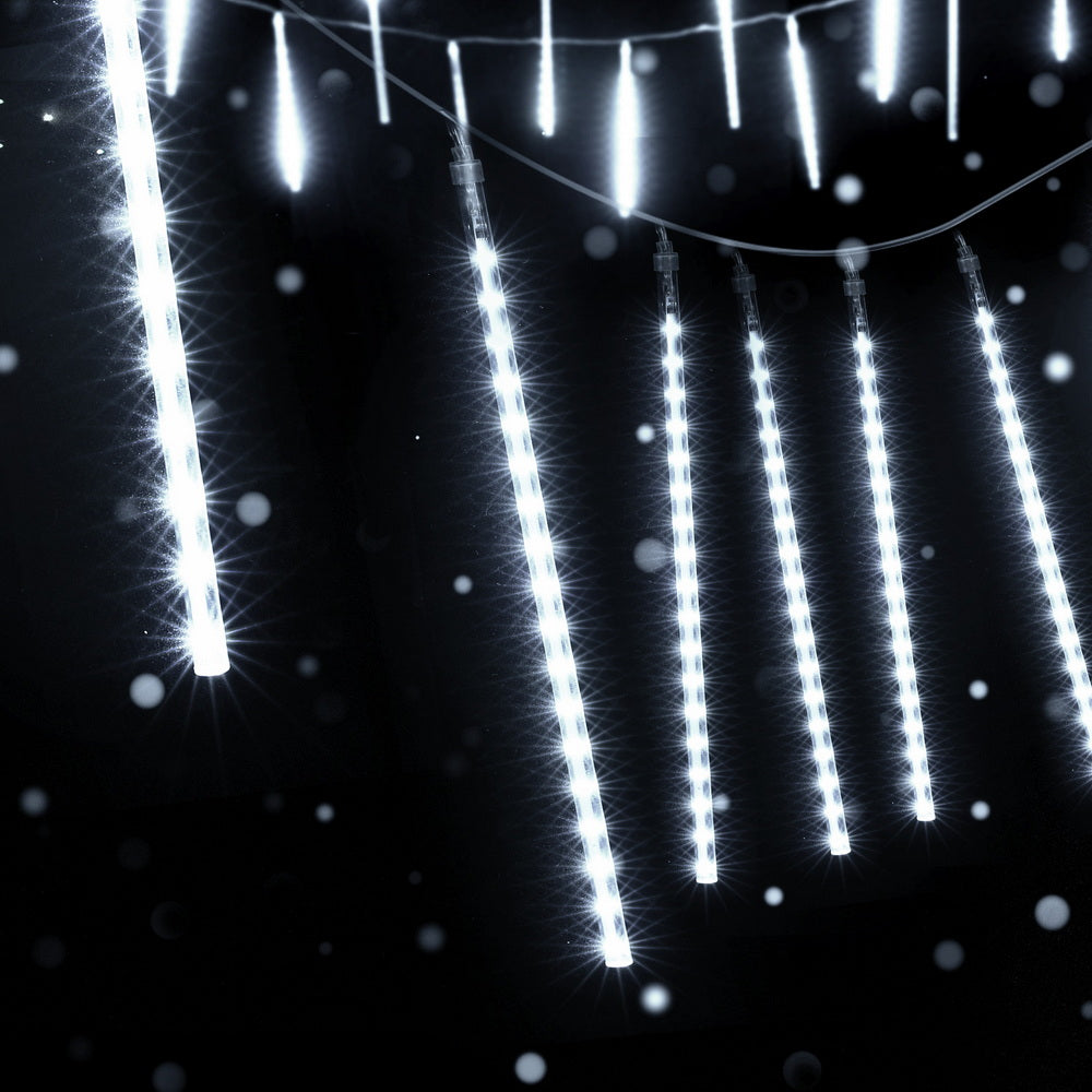 Jingle Jollys 7M Christmas Lights Shower Light 288 LED Icicle Falling Metor-Occasions &gt; Christmas &gt; Outdoor Decorations &amp; Lights-PEROZ Accessories