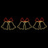 Tinseltown Christmas Light 3PCS Jingle Bell Set LED Motif Lights-Christmas Light-PEROZ Accessories