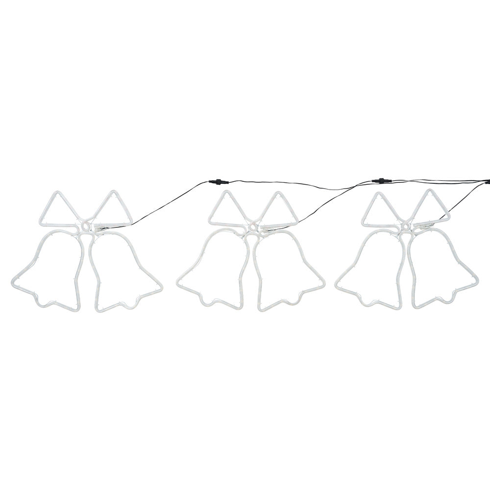 Tinseltown Christmas Light 3PCS Jingle Bell Set LED Motif Lights-Christmas Light-PEROZ Accessories