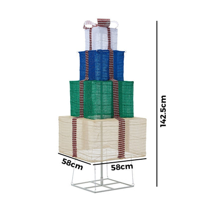 Tinseltown 3D Christmas Light LED 142cm Gift Xmas Boxes 8 Effects-Christmas Light-PEROZ Accessories