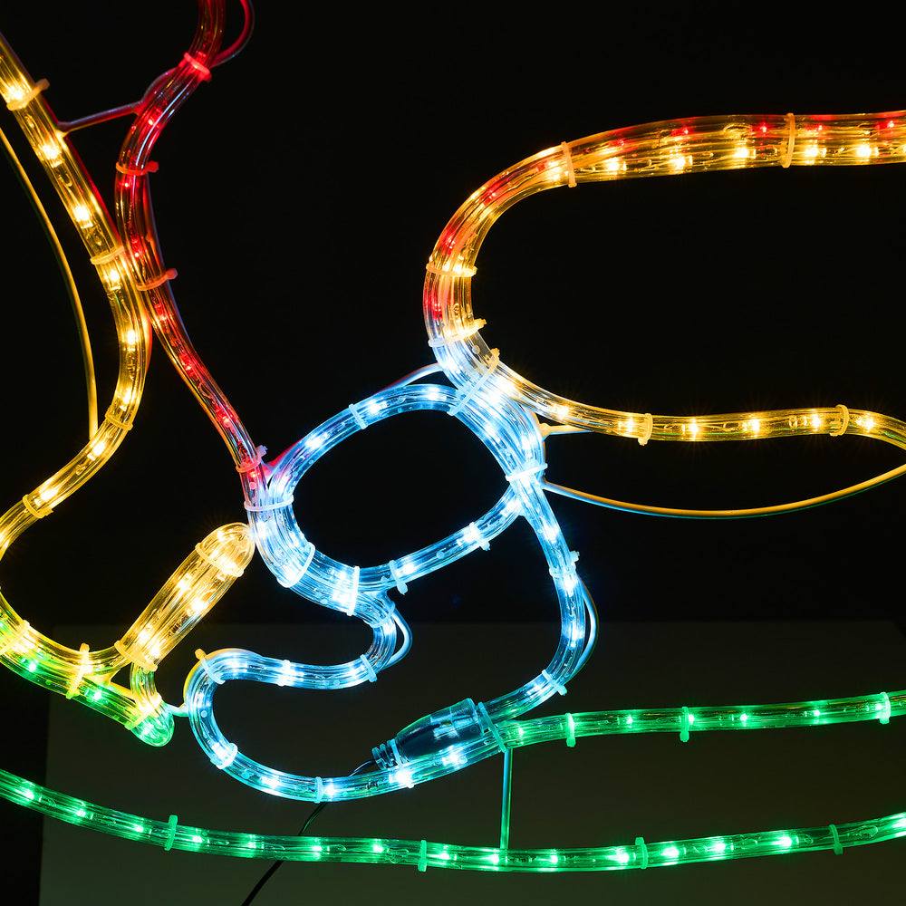 Tinseltown Christmas Light LED Motif Rope Lights Santa Claus-Christmas Light-PEROZ Accessories