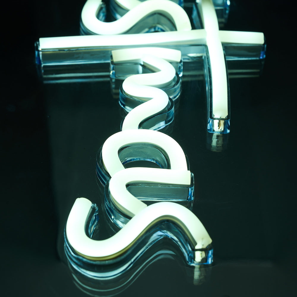 Tinseltown Merry Christmas Sign Light LED Motif Rope Lights 76cm-Christmas Light-PEROZ Accessories