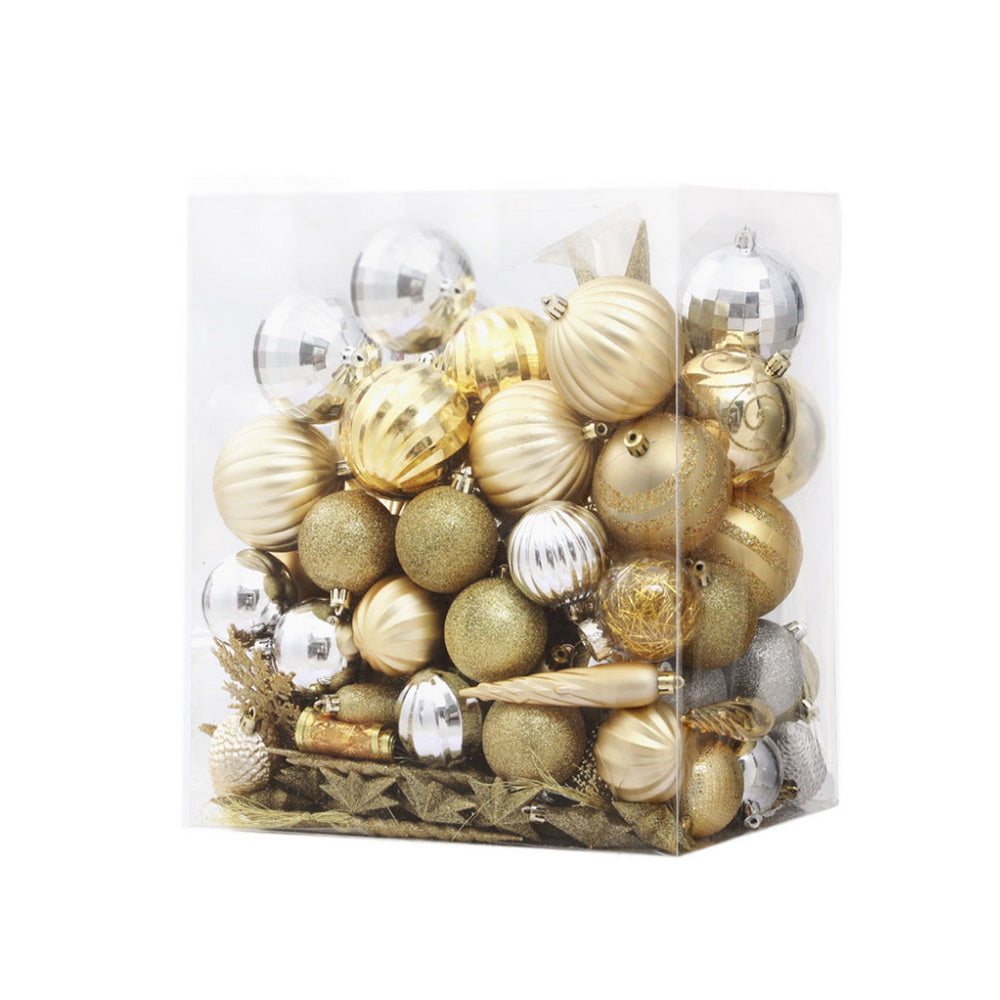 Jingle Jollys 125pcs Christmas Tree Decorations Set Baubles Ornaments Party-Occasions &gt; Christmas &gt; Outdoor Decorations &amp; Lights-PEROZ Accessories