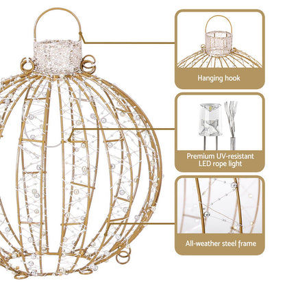 Jingle Jollys Christmas Lights 360 LED Fairy Light 3pcs Ball Decorations Set-Occasions &gt; Christmas &gt; Outdoor Decorations &amp; Lights-PEROZ Accessories