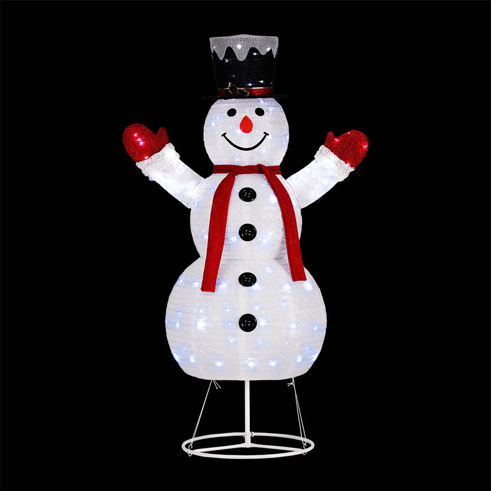 Jingle Jollys Christmas Lights 200 LED 175cm Fairy Light Snowman Decorations-Occasions &gt; Christmas &gt; Outdoor Decorations &amp; Lights-PEROZ Accessories