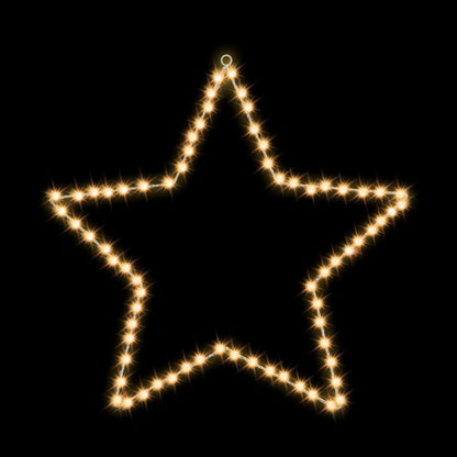 Jingle Jollys Christmas Lights 50cm Star 70 LED Xmas Decorations-Occasions > Christmas > Outdoor Decorations &amp; Lights-PEROZ Accessories