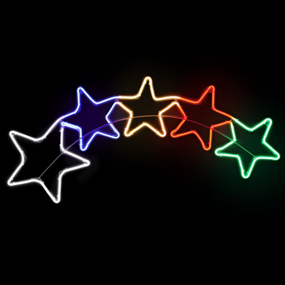 Jingle Jollys Christmas Lights 125cm Motif 560 LED Rope Light Outdoor Decoration-Occasions &gt; Christmas &gt; Outdoor Decorations &amp; Lights-PEROZ Accessories