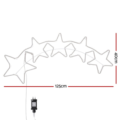 Jingle Jollys Christmas Lights 125cm Motif 560 LED Rope Light Outdoor Decoration-Occasions &gt; Christmas &gt; Outdoor Decorations &amp; Lights-PEROZ Accessories