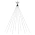 Jingle Jollys 2.5M Christmas Lights Waterfall String Light 300 LED Star Topper-Occasions > Christmas > Outdoor Decorations & Lights-PEROZ Accessories