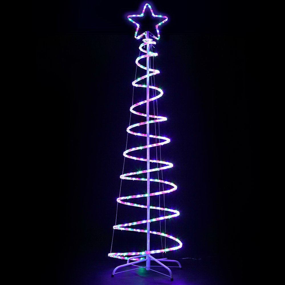 Jingle Jollys Christmas Lights 188cm Tree 288 LED Decorations-Occasions &gt; Christmas &gt; Outdoor Decorations &amp; Lights-PEROZ Accessories