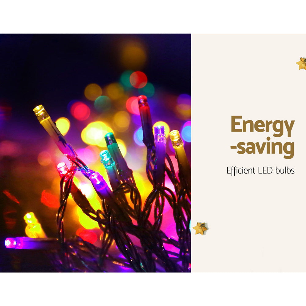 Jingle Jollys 3M Solar Christmas Lights String Light 200 LED-Outdoor Lights-PEROZ Accessories