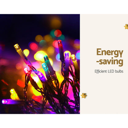 Jingle Jollys 3M Solar Christmas Lights String Light 200 LED-Outdoor Lights-PEROZ Accessories