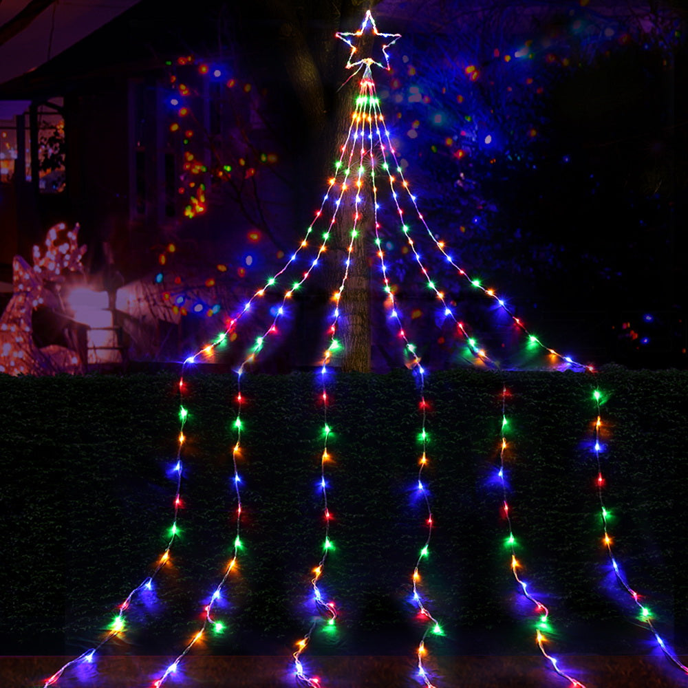 Jingle Jollys 3M Solar Christmas Lights String Light 200 LED-Outdoor Lights-PEROZ Accessories
