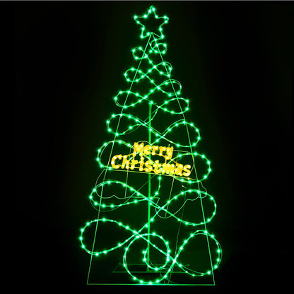 Jingle Jollys Christmas Tree 1.7m 230 RGB LED Motif Lights Xmas Trees Decoration-Occasions &gt; Christmas &gt; Christmas Trees-PEROZ Accessories