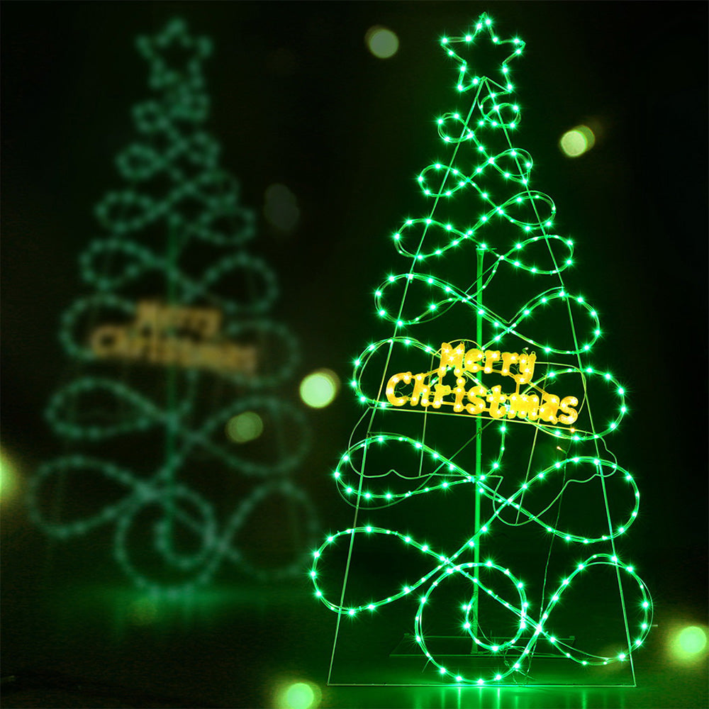 Jingle Jollys Christmas Tree 1.7m 230 RGB LED Motif Lights Xmas Trees Decoration-Occasions &gt; Christmas &gt; Christmas Trees-PEROZ Accessories