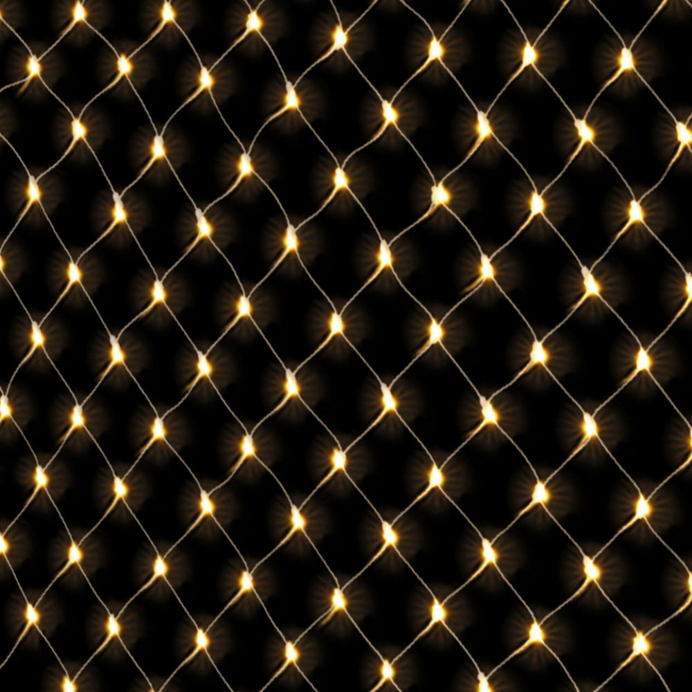 Jingle Jollys Christmas Lights 3Mx2M Net String Light Decorations Warm 504 LED-Occasions &gt; Christmas &gt; Outdoor Decorations &amp; Lights-PEROZ Accessories