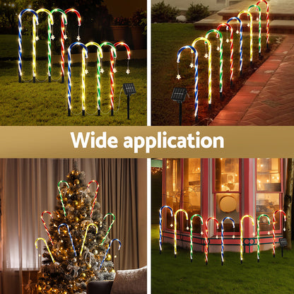 Jingle Jollys 8 PCS Christmas Lights Path Ground Light Garden Decorations 72 LED-Occasions &gt; Christmas &gt; Outdoor Decorations &amp; Lights-PEROZ Accessories
