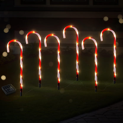 Jingle Jollys 6 PCS Christmas Lights Path Ground Light Garden Decorations 42 LED-Occasions &gt; Christmas &gt; Outdoor Decorations &amp; Lights-PEROZ Accessories