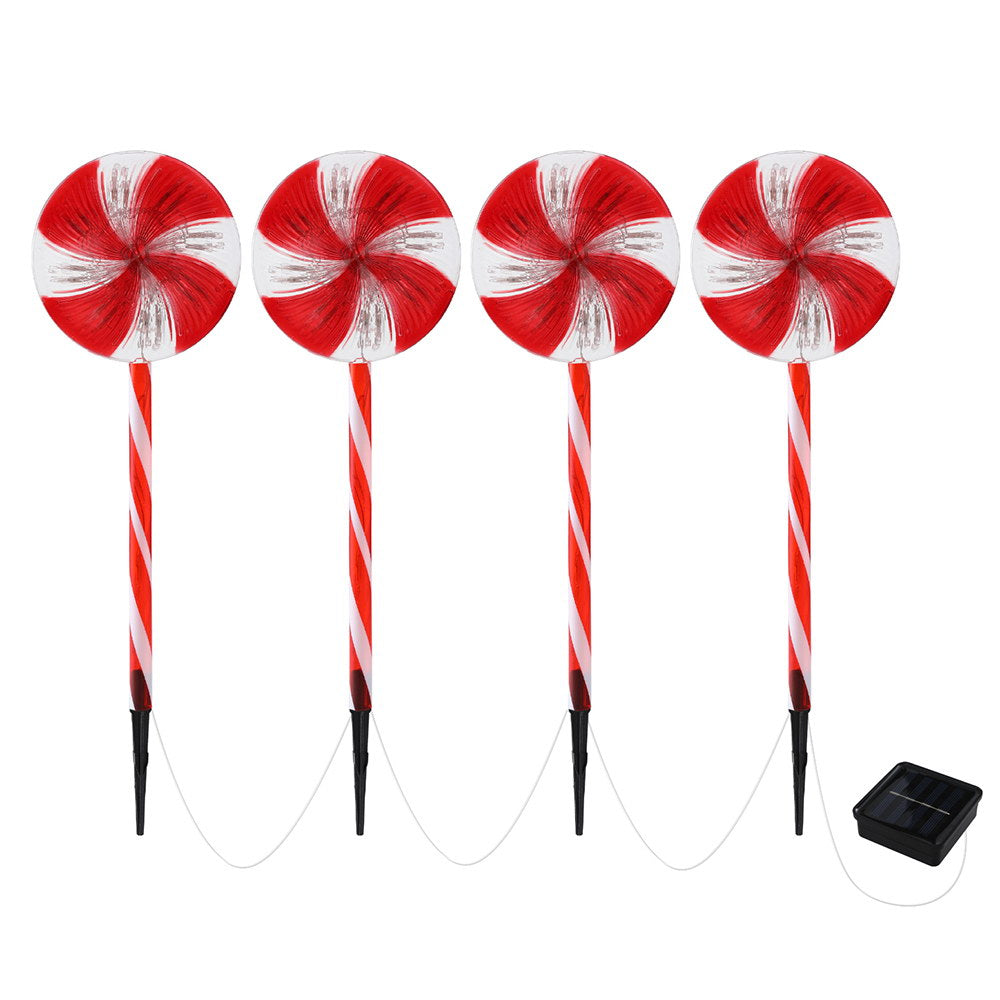 Jingle Jollys 4 PCS Christmas Lights Path Ground Light Garden Decoration 112 LED-Occasions &gt; Christmas &gt; Outdoor Decorations &amp; Lights-PEROZ Accessories