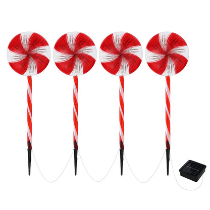Jingle Jollys 4 PCS Christmas Lights Path Ground Light Garden Decoration 112 LED-Occasions &gt; Christmas &gt; Outdoor Decorations &amp; Lights-PEROZ Accessories