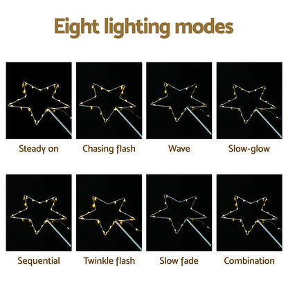 Jingle Jollys 4 PCS Christmas Lights Path Ground Light Garden Decorations 144 LED-Occasions &gt; Christmas &gt; Outdoor Decorations &amp; Lights-PEROZ Accessories