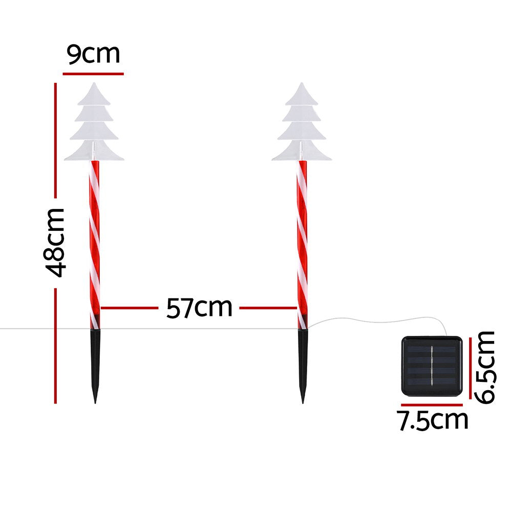 Jingle Jollys 5 PCS Christmas Lights Path Ground Light Garden Decorations 25 LED-Occasions &gt; Christmas &gt; Outdoor Decorations &amp; Lights-PEROZ Accessories
