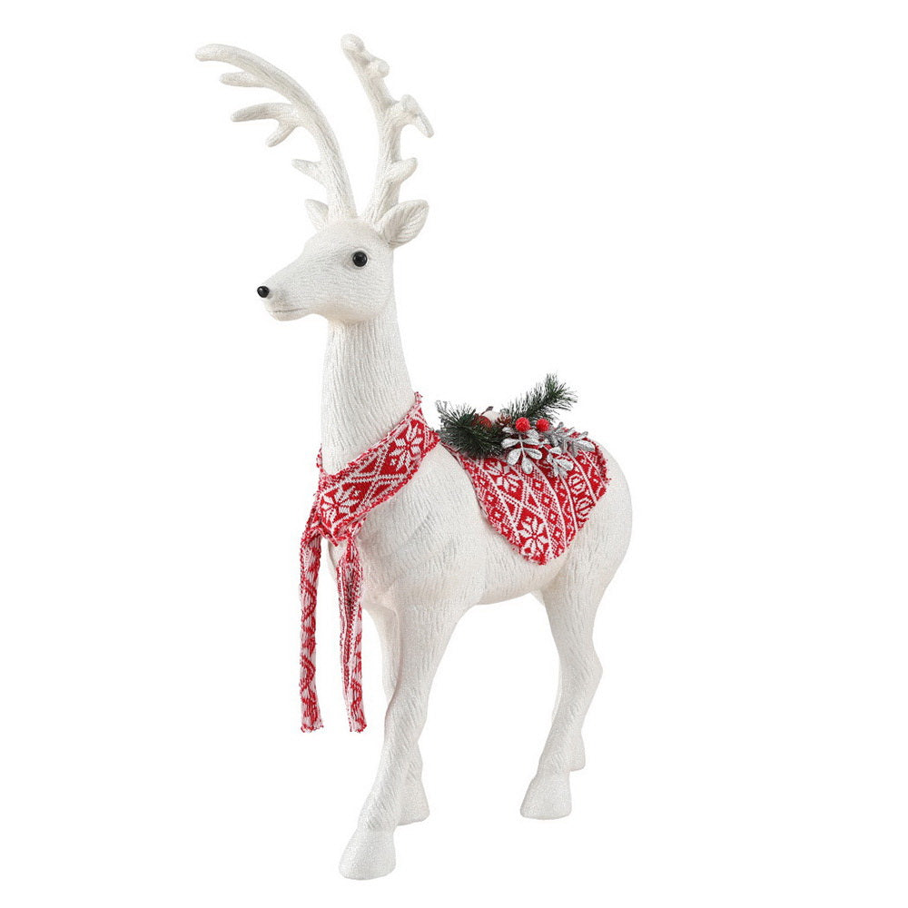 Jingle Jollys Christmas Reindeer 80cm Glitter Deer Ornaments Party Decorations-Occasions &gt; Christmas &gt; Christmas Decorations-PEROZ Accessories