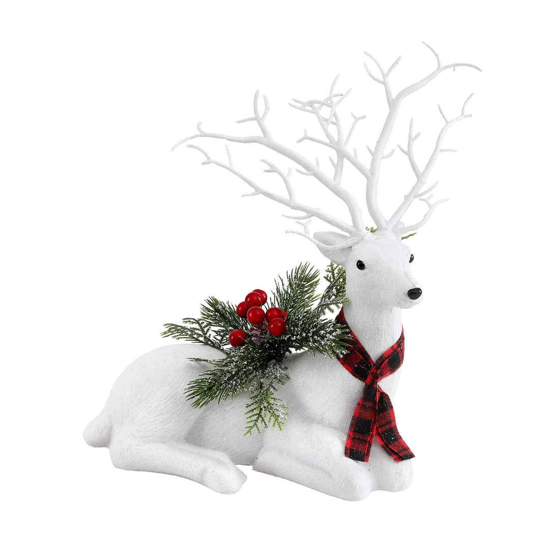 Jingle Jollys Christmas Reindeer 32cm Glitter Deer Ornaments Party Decorations-Occasions > Christmas > Christmas Decorations-PEROZ Accessories