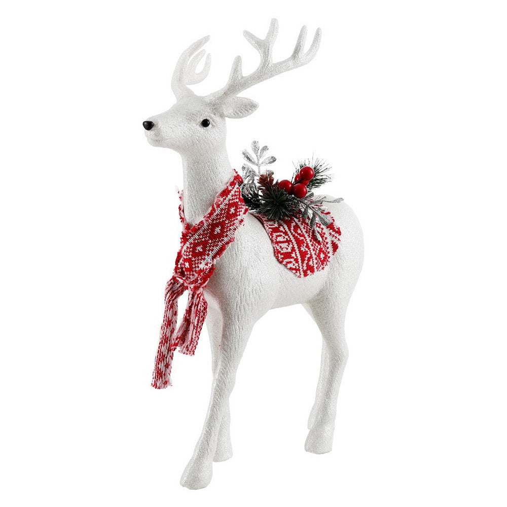 Jingle Jollys Christmas Reindeer 45cm Glitter Deer Ornaments Party Decorations-Occasions &gt; Christmas &gt; Christmas Decorations-PEROZ Accessories
