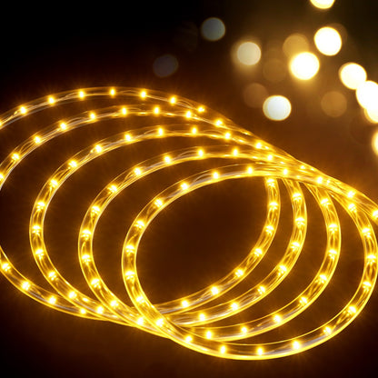 Jingle Jollys 20M Christmas Lights String Rope Light Decorations 600 LED Warm-Occasions &gt; Christmas &gt; Outdoor Decorations &amp; Lights-PEROZ Accessories