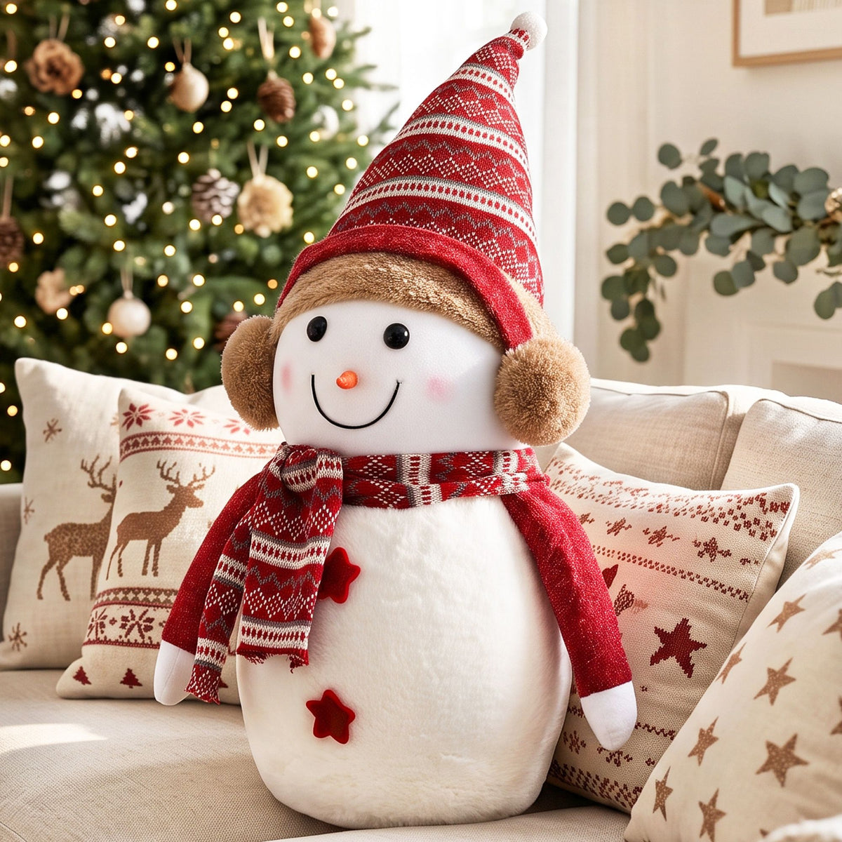 Jingle Jollys Christmas Snowman Handicraft Ornaments Party Decorations 60cm-Occasions > Christmas > Christmas Decorations-PEROZ Accessories