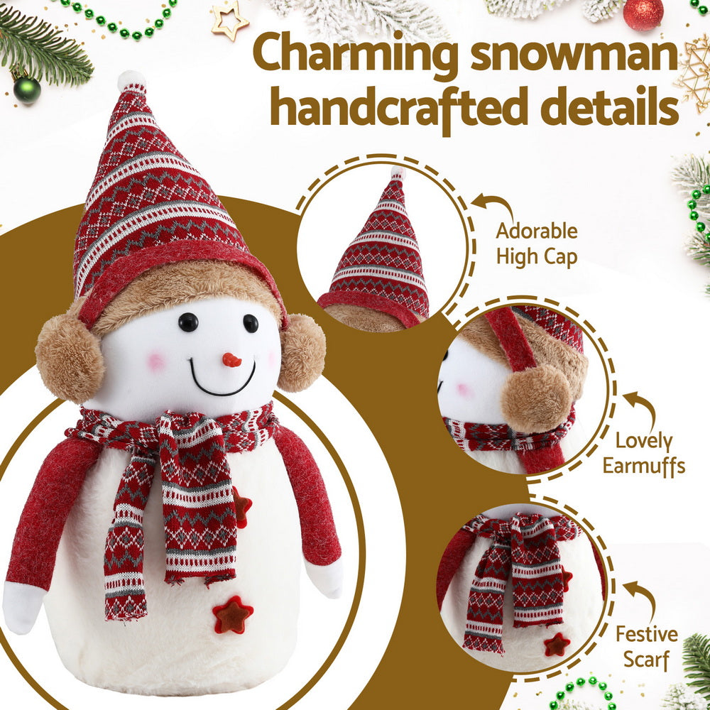 Jingle Jollys Christmas Snowman Handicraft Ornaments Party Decorations 60cm-Occasions &gt; Christmas &gt; Christmas Decorations-PEROZ Accessories