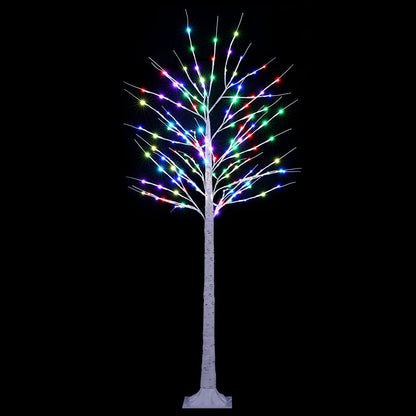 1.7M Christmas Tree 120 RGB LED Lights Jingle Jollys-Christmas Trees-PEROZ Accessories