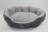 YES4PETS Blue / Grey Washable Fleece Soft Pet Dog Puppy Cat Bed-Large-Pet Care > Dog Supplies > Dog Beds-PEROZ Accessories