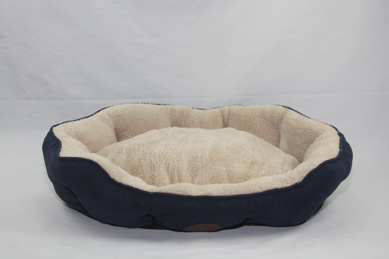YES4PETS Blue / Grey Washable Fleece Soft Pet Dog Puppy Cat Bed-Large-Pet Care > Dog Supplies > Dog Beds-PEROZ Accessories