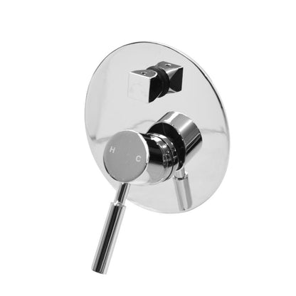 Chrome Shower Mixer Valves Wall Mounted-Shower Head-PEROZ Accessories