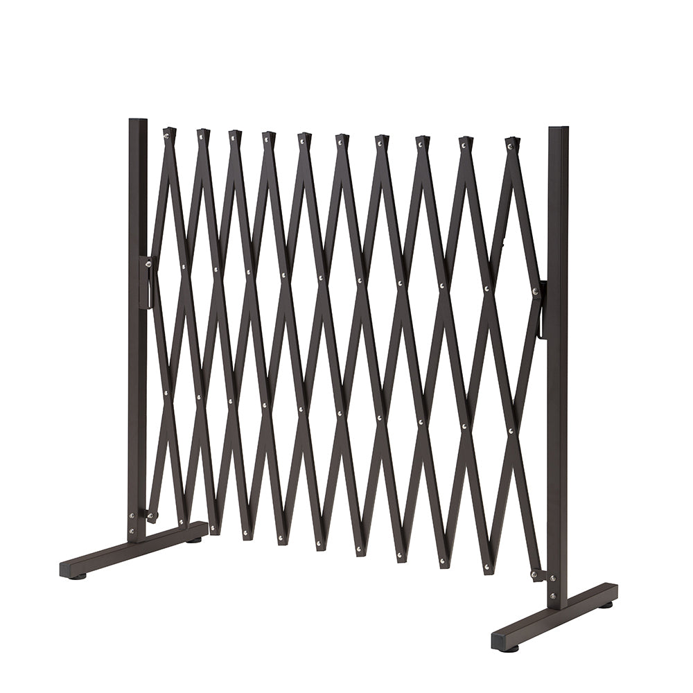 ZUNI Garden Fence Gate Expandable Barrier Indoor Outdoor Brown-Fence Gate-PEROZ Accessories
