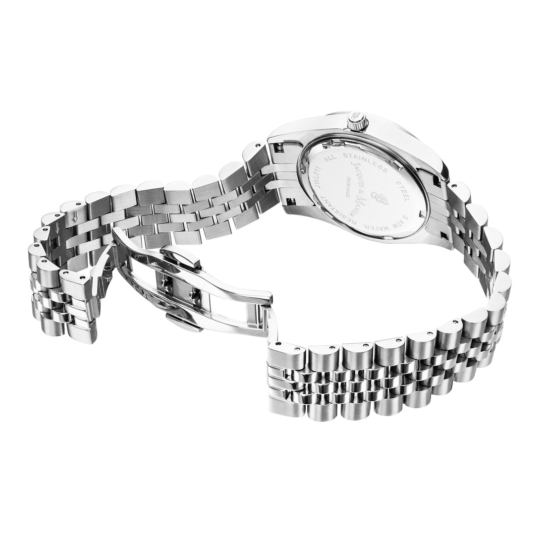 Jacques Du Manoir Swiss Inspiration Glamour Stainless Steel Watch-PEROZ Accessories