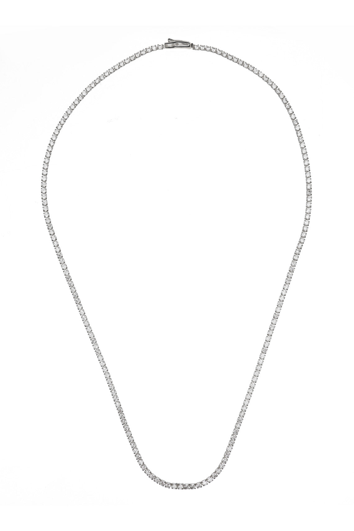 SYDNEY SOIRÉE 2MM TENNIS NECKLACE 42CM SILVER-PEROZ Accessories
