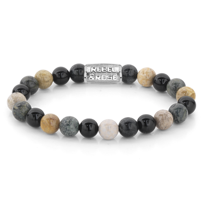 Rebel and Rose Autumn Storm 8mm Bracelet-PEROZ Accessories