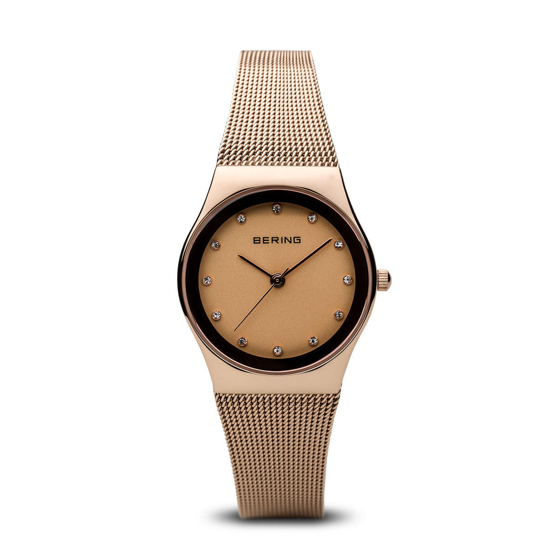 Bering Classic Polished Rose Gold Swarovski Watch-PEROZ Accessories