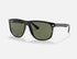 Ray-Ban Boyfriend 0RB4147 Polished Black frame Dark Green Lenses-Fashion-PEROZ Accessories
