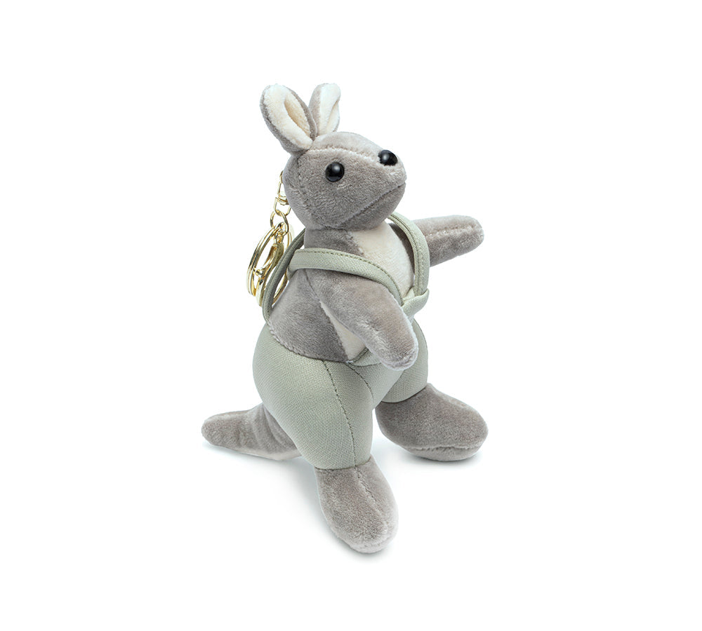 AUSTRALIAN SHEPHERD® Cute Plush Kangaroo Keyring-PEROZ Accessories