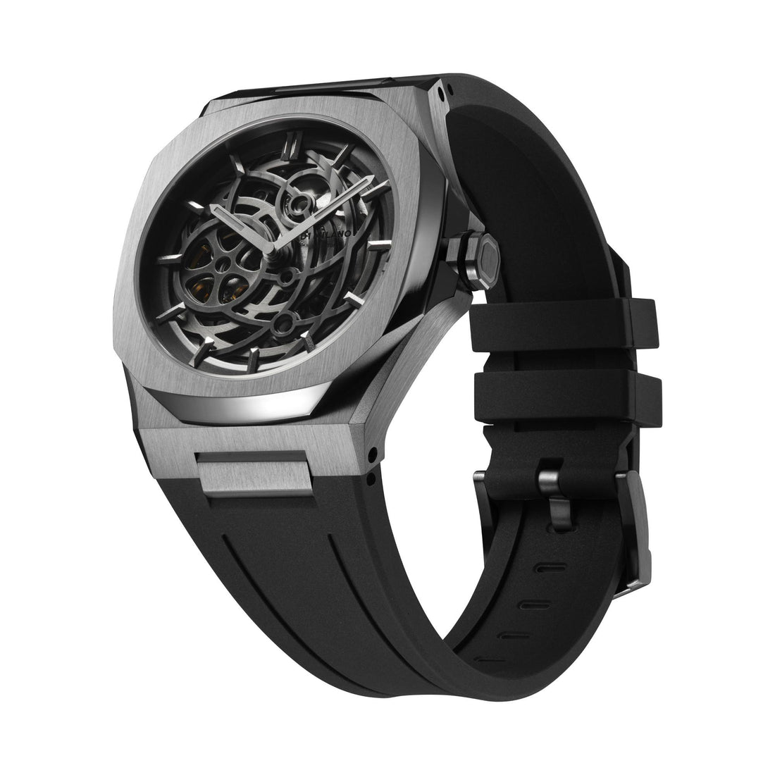 D1 Milano Gun Metal Automatic Watch-Automatic Watches-PEROZ Accessories