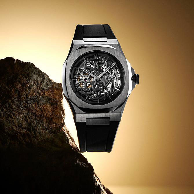 D1 Milano Gun Metal Automatic Watch-Automatic Watches-PEROZ Accessories